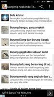 Dongeng Anak Indo Terlengkap capture d'écran 1