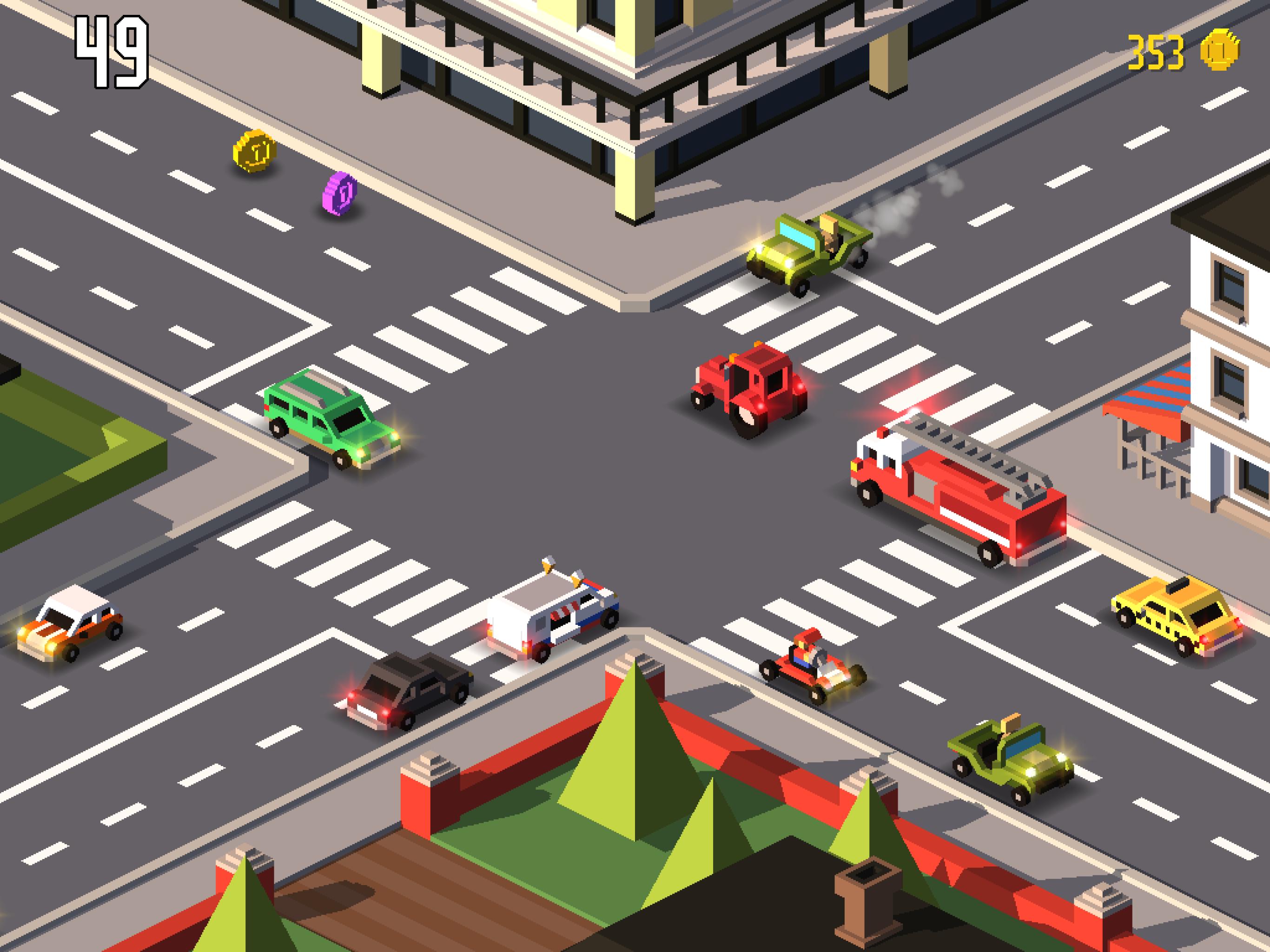Игры как нужно ехать. Игра Traffic Lanes 2. Трафик Раш. Машина на перекрестке. Перекресток для детей.