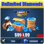 Diamonds Mobile Legends Bang bang Prank icon