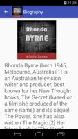 برنامه‌نما Rhonda Byrne Quotes عکس از صفحه