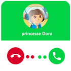 آیکون‌ faux appel princesse Dora