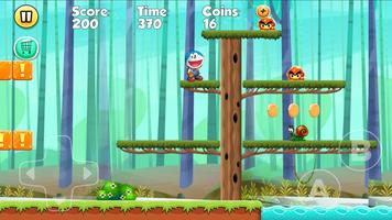 Doreamon Blue Cat Jungle Game capture d'écran 3