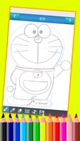 How to draw Doraemon free capture d'écran 2