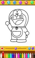 Doraemon Coloring capture d'écran 1