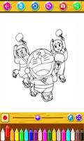 Doraemon Coloring imagem de tela 2