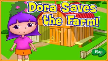 Dora saves the farm & animals الملصق