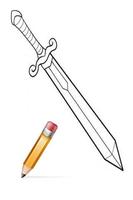 How To Draw Sword スクリーンショット 1