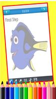 How to Draw Dory step by step capture d'écran 1