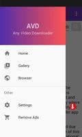 AVD any video downloader 2018 پوسٹر