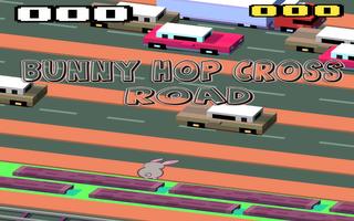 Crossy Hopping-Bunny Hop Cross Road screenshot 1