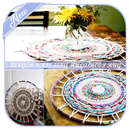 FINGER KNITTING HULA HOOP RUG DIY APK