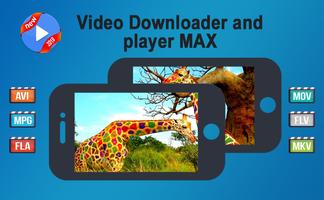 Downloader Video MAX player 2018 - HD Video capture d'écran 3