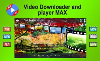 Downloader Video MAX player 2018 - HD Video capture d'écran 2