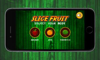 Ninja slice fruit Poster