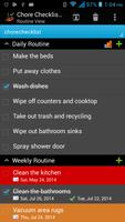 Chore Checklist Affiche