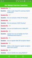 Web Api Interview Questions 스크린샷 2