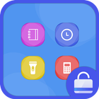 Colorful Stone Locker theme icono