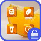 Sweet Orange Locker theme ikon