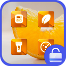 Sweet Orange Locker theme-APK