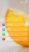 Sweet Orange Locker theme captura de pantalla 1