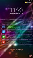 Neon Light Locker theme imagem de tela 3