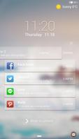 The Wave Lock screen theme اسکرین شاٹ 2