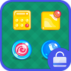 Candy World Locker theme أيقونة