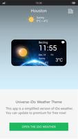 Universe - iDO Weather widget Affiche