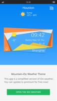 Geometry Weather & Clock Affiche