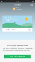 Mountain - iDO Weather widget Affiche