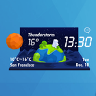 Space - iDO Weather & clock icône