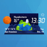Space - iDO Weather & clock icône