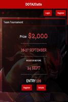 Tournaments for Dota 2 Battle plakat