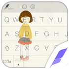 Little Girl Skin FlashKeyboard-icoon