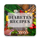 健康饮食：糖尿病食谱和饮食 图标