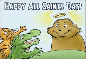 Happy All Saints' Day Greetings Ekran Görüntüsü 2
