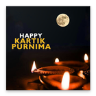 Happy Kartik Purnima Greetings Zeichen