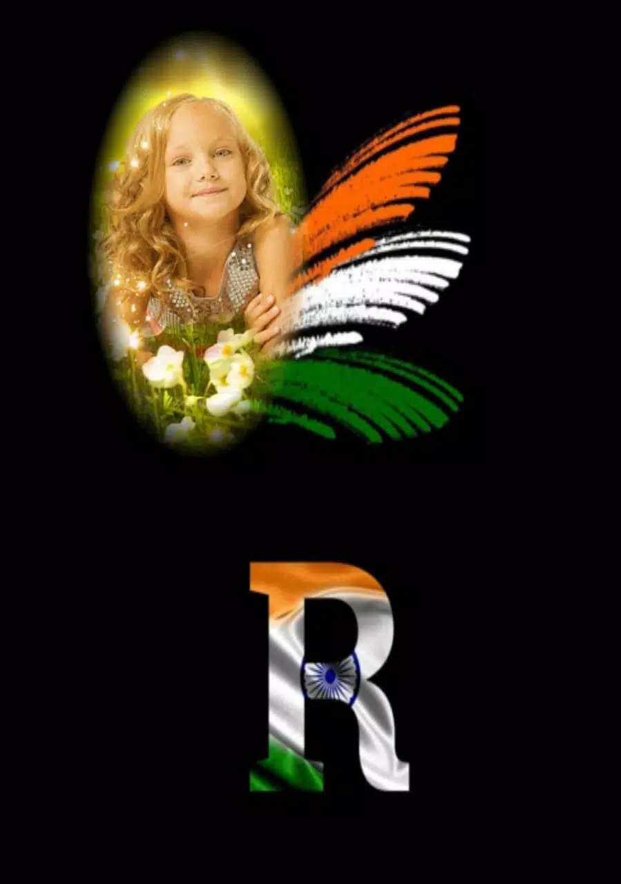 Independence Day Alphabet Letters DP Maker Frame APK for Android ...
