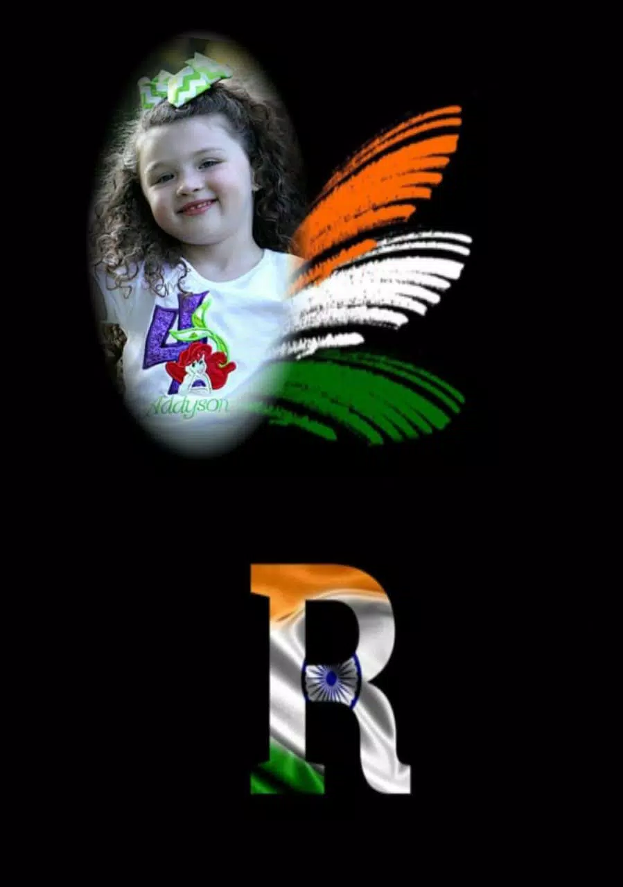 Independence Day Alphabet Letters DP Maker Frame APK for Android ...