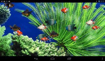 Aquarium Free Live Wallpaper اسکرین شاٹ 3