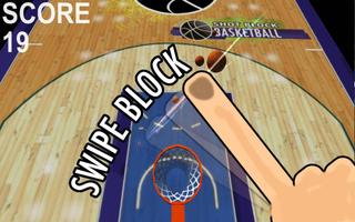 Shot Block Basketball Affiche