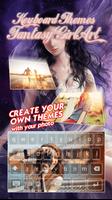 Keyboard Themes For Fantasy Girl Art تصوير الشاشة 2