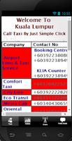 برنامه‌نما KL Call Taxi عکس از صفحه
