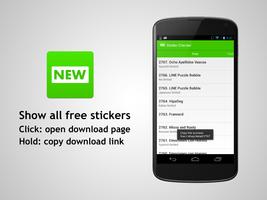 برنامه‌نما Sticker Checker عکس از صفحه