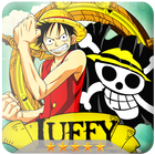 Mugiwara Luffy One Pirates Wallpaper HD icône