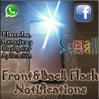 Front&Back Flash Notifications icône