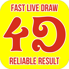 Free Live 4D Draw Result иконка