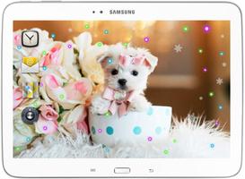 Puppy Glamour live wallpaper Affiche