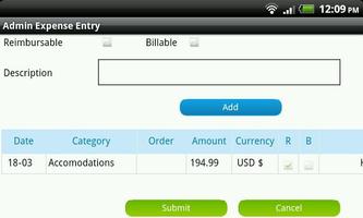 Dovico Admin Expense Entry 스크린샷 2