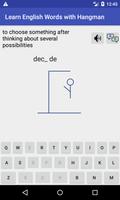 Hangman in English. Learn word screenshot 1